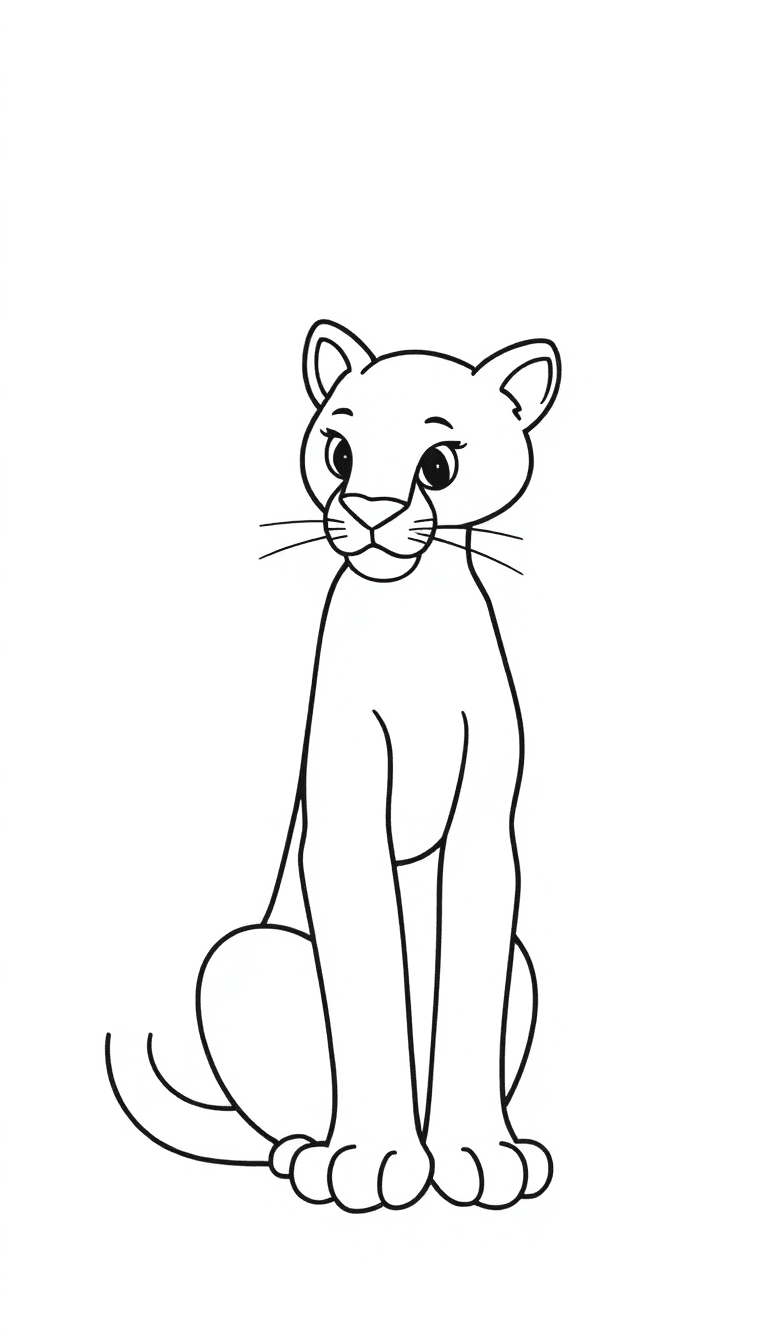 Coloring Pages of Pink panther